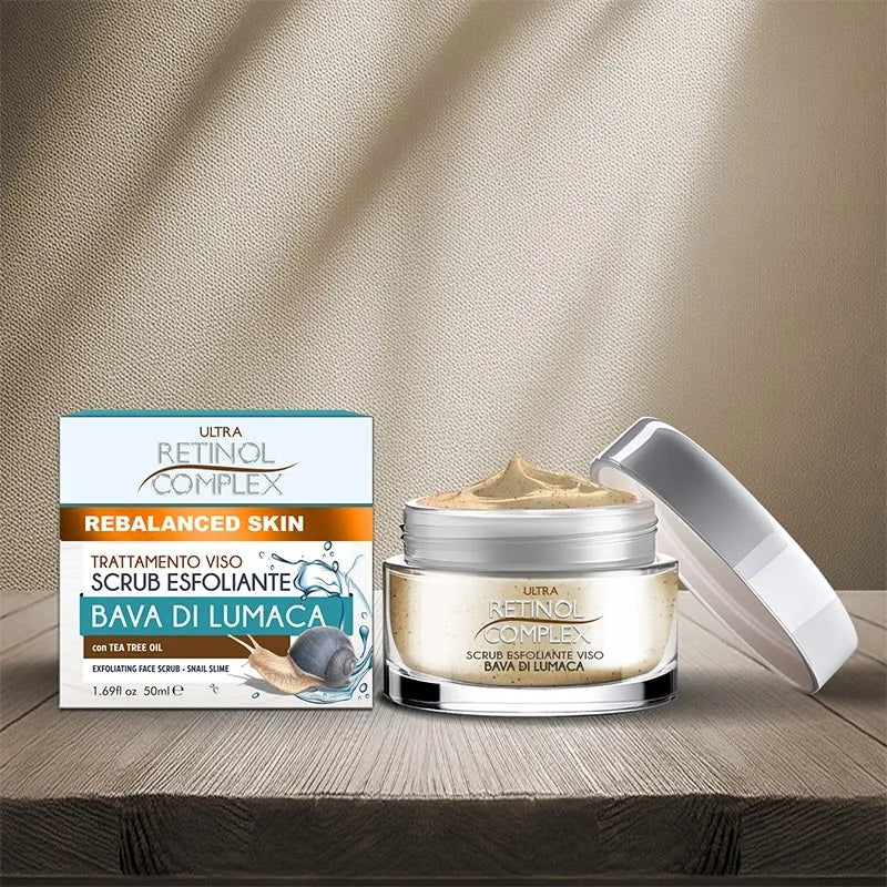 Exfoliant visage à la bave d’escargot