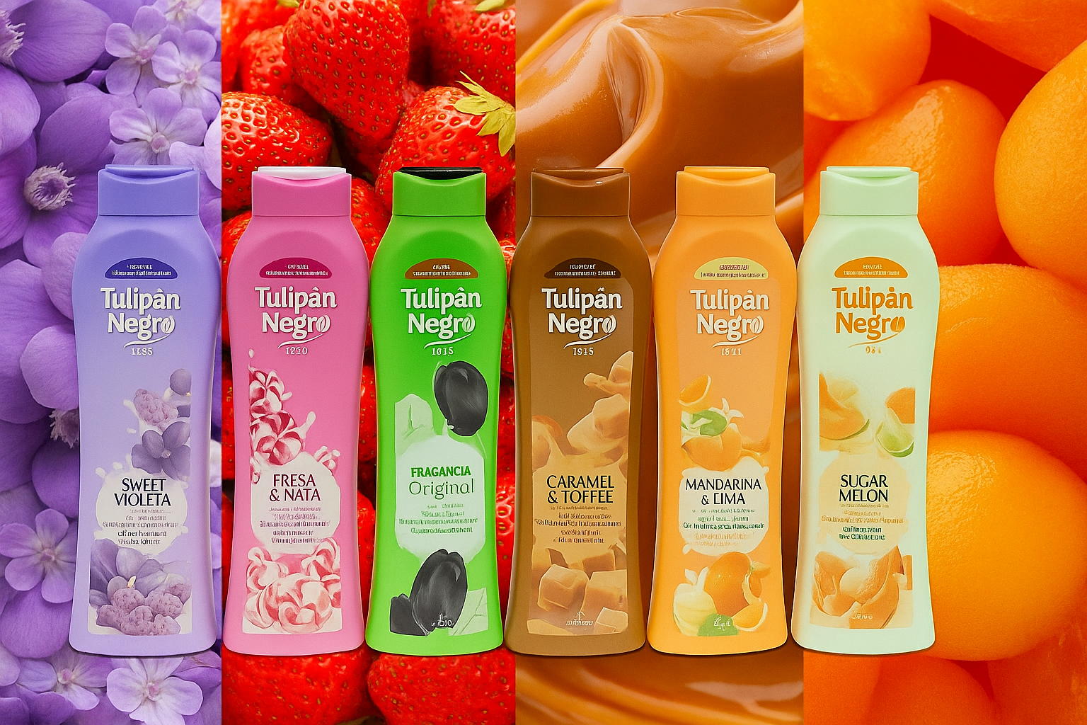 gels douche tulipan negro