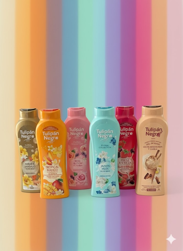 Lots de 6 gels douche