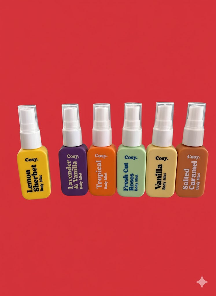 Lots 5 brumes corporel +une offerte