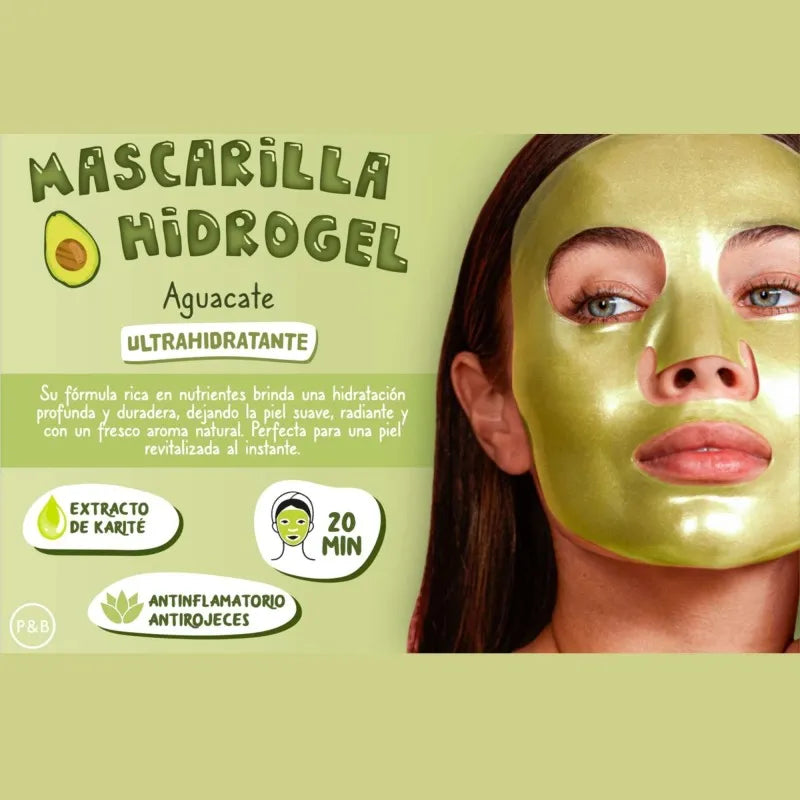 MASQUE HYDROGEL À L'AVOCAT - THE FRUIT COMPANY