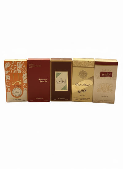 Lots 5 parfums dubai 50 ml     
