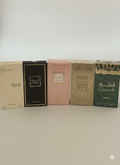 Lots 5 parfums dubai 50 ml     