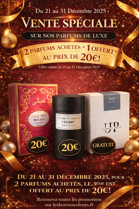 Lots 3 parfums au choix