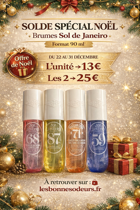 Lots de 2 Brumes sol de Janeiro 90 ml
