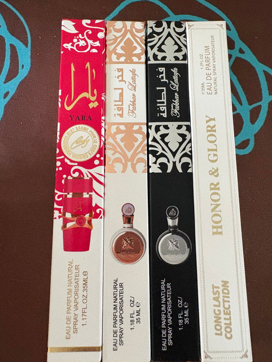 Lots 4 parfums 35 ml